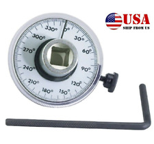 12 Drive Torque Angle Gauge Wrench Measure Tool 360 Torque Meter Protractor