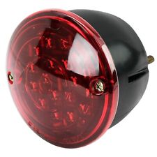12v Round Red Led Stop Turn Trailer Light Compatible With Tb 320 Tail Lights