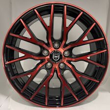 G43 18 Inch Black Red Rims Fits Ford Mustang 2005 - 2014