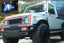 8 Led Grill Grille With Led Headlight For Suzuki Samurai Sierra Holden Drover