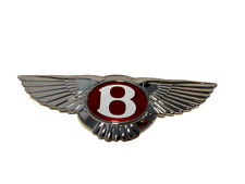 Bentley Continental Gt Gtc Radiator Grill Emblem 2015 Onwards - Red