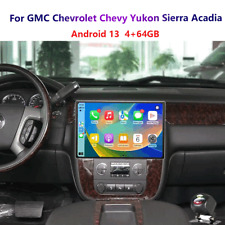 13.3carplay Android 4-64g 4g For Gmc Chevrolet Chevy Yukon Sierra Acadia Radio