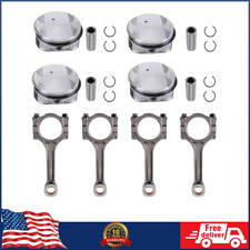 12578324 Pistons Rings Connecting Rod Kit For Buick Chevrolet Gmc Saturn 2.4l