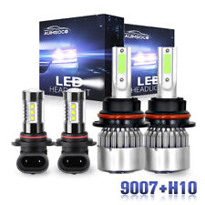 For Dodge Caravan 2005-2007 Led Headlight Hilo Fog Light Bulb Kit Combo 8000k