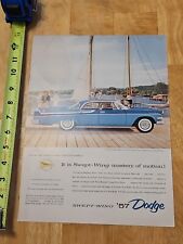 Magazine Ad Swept Wing 1957 Dodge Dodge Royal Lancer Jantzens Swimsuit
