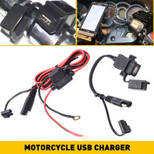 Motorcycle Usb Charger Waterproof Sae To Usb Cable Adapter Socket Battery Tender