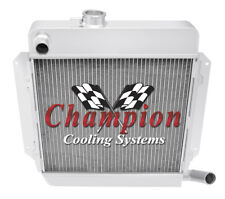 Western Champion 2 Row All Aluminum Radiator For 1969 - 1976 Bmw 2002 L4 Engine