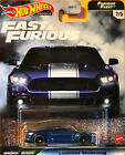Hot Wheels Premium Fast Furious Custom Mustang - Furious Fleet 25 Blue