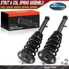 2x Front Complete Strut Coil Spring Assembly For Lexus Gs300 98-05 Gs400 Gs430
