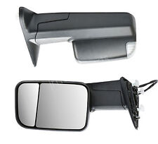 Power Heated Tow Mirrors Signal Puddle Lights For Ram 1500 Pickup 2009-2012