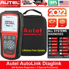 Autel Diaglink As Md802 Obd2 Car Diagnostic Scanner Abs Srs Epb Oil Reset Toolop