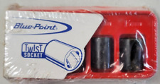 Blue Point By Snap-on Twist Impact Bolt Nut Extractor Sockets - Shallow 14 Dr