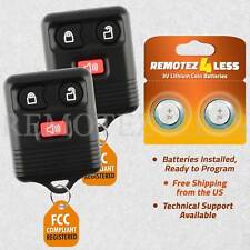 2 New 3b Replacement Keyless Entry Remote Key Car Fob For Ford Lincoln Mercury
