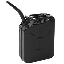 5 Gallons Jerry Can With Spout 20l Liter Steel Oil Gas Tank Gasoline Black