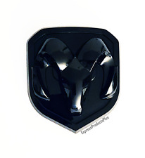 2011-18 Ram 1500 2500 2500 Rear Tailgate Glossy Black Emblem