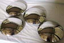 1940 Ford Deluxe Logo Polished Stainless Steel Hubcaps Set Of 4 40 Car Ss