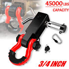 Shackle Hitch Receiver Towing Hitch Lock Solid Recovery Kit W34 Inch D-ring