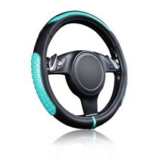 15 In Universal Car Steering Wheel Cover Cooling Gel Massage Mint Blue Anti-slip