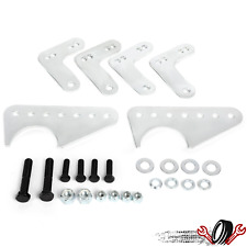 Adjustable Rear Lower Coil Over Shock Brackets Mount Kit For 3 Axle Tubes