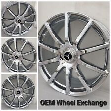 Oem 20 Mercedes S65 S63 Amg Chrome Wheels Rims S550 Maybach Cl63 3485-obo