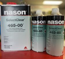 Nason Select Clear 465-00 Mid Temp Activator 483-85 High Solids Urethane Clear