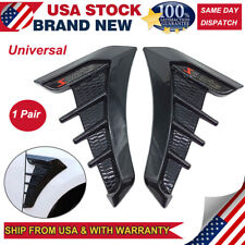 1 Pair Universal Soft Tpu Side Fender Vents Air Wing Cover Trim Car Accessories