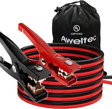 Jumper Cables For Car Ul-listed 8 Gauge 12 Feet Heavy Duty Booster Cables Wit...