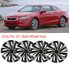 15 4pcs Wheel Covers Snap On Hub Caps For Honda Accord R15 Tire Steel Wheel
