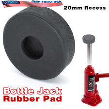 Hydraulic Bottle Jack Slotted Adapter Pad Protection Hole On Bottom 20 Mm Rubber