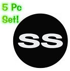 Old Ss Style Wheel Center Cap 2.5 Overlay Decals Choose Your Colors 5 In A Set