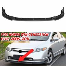 Carbon Front Bumper Lip Body Kit Splitter Chin Spoiler For Honda Civic 2006-2011