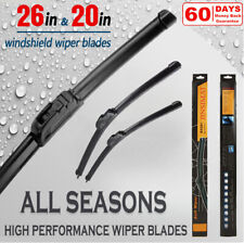 New 26 20 Windshield Wiper Blades Bracketless Oem Quality All Season Premium