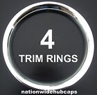 Chevy 14 Chrome Trim Rings Beauty Bands Glamour Wheel Rim Steel Wheels Lug Rims