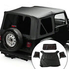 9971235k Soft Top Fit For 1997-2006 Jeep Wrangler Tj 2 Door Wtinted Windows