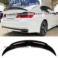 For 2013-2017 Honda Accord Sedan Gloss Black Rear Trunk Wing Spoiler Lip Bodykit