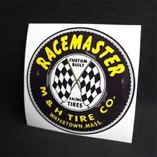 Racemaster Tires Vintage Style Decal Vinyl Sticker Racing Hot Rod Rat Rod
