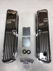 Small Block Ford Valve Covers Ball Milled Tall Chrome 289 302 5.0 Sbf Mercury