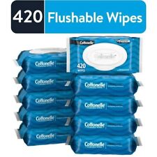 Cottonelle Fresh Care Flushable Wipes 10 Flip-top Packs 42 Wipes Per Pack
