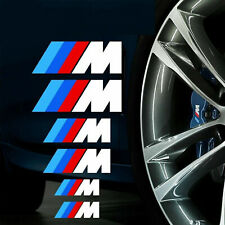6 Sets Fits For Bmw M Series Brake Caliper High Temperature Decal Sticker