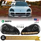 Led Drl Projector Headlights For 03-06 Porsche Cayenne 955 Stock Xenon D1s Model