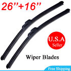 Windshield Wiper Blades 2616 Bracketless J-hook All Season Top Quality New
