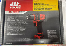 Mac Tools 12v Max 38 Brushless Drill Driver Tool Only Mcd701 New