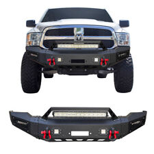 Front Bumper Fits 2006-2008 Dodge Ram 1500 With Led Lights And Winch Seat