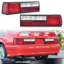Fit For 1987-1993 Mustang Lx 1pair Taillights Taillamps Tail Brake Lights Lamps