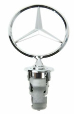 Genuine Mercedes Front Hood Grille Chrome Star Emblem Logo Sign 124880008667