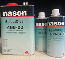 Nason Select Clear 465-00 Mid Temp Activator 483-84 High Solids Urethane Clear