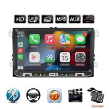 2din 9car Stereo Touch Screen Wireless Carplay Player Bluetooth Fm Radio Parts
