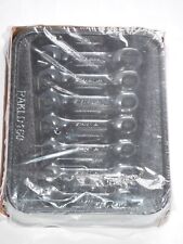 Snap On 7-pc Stubby Metric Flank Drive Ratcheting Spanner Set 8-14mm - Oxkrm707