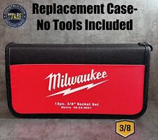 Replacement Case Only Milwaukee 38 Drive 12 Piece Socket 48-22-9001 New