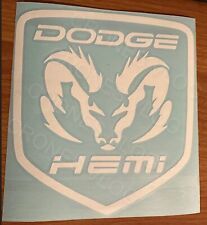 Dodge Ram Hemi Tribal Window Decalsticker 8 White